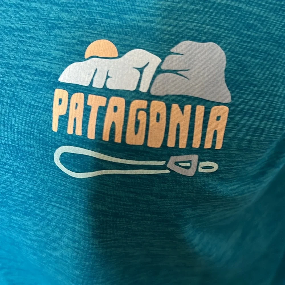 Patagonia Capilene Cool Daily Long Sleeve Baselayer Graphic Tee - Picture 3 of 6